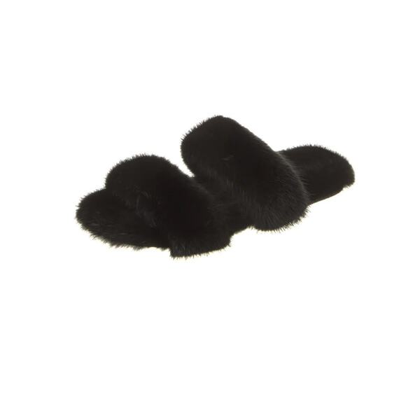 Saint Laurent mink fur slides - Picture 4 of 7